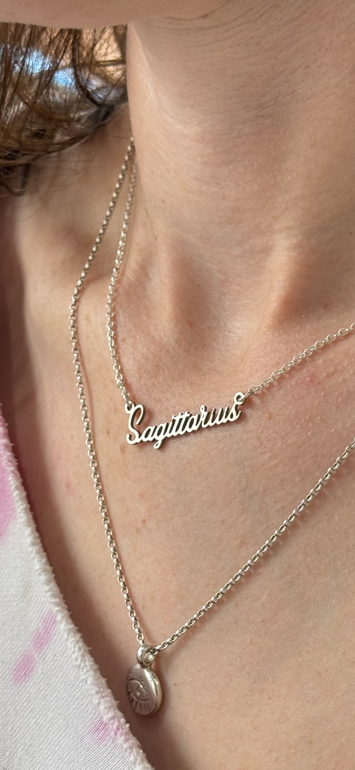 Star Sign Name Necklace
