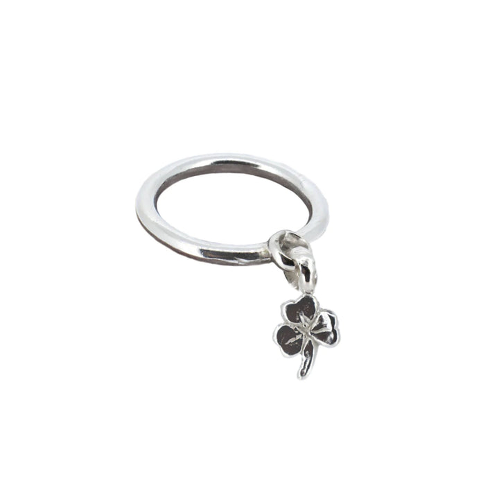 Lucky Clover Dangle Ring