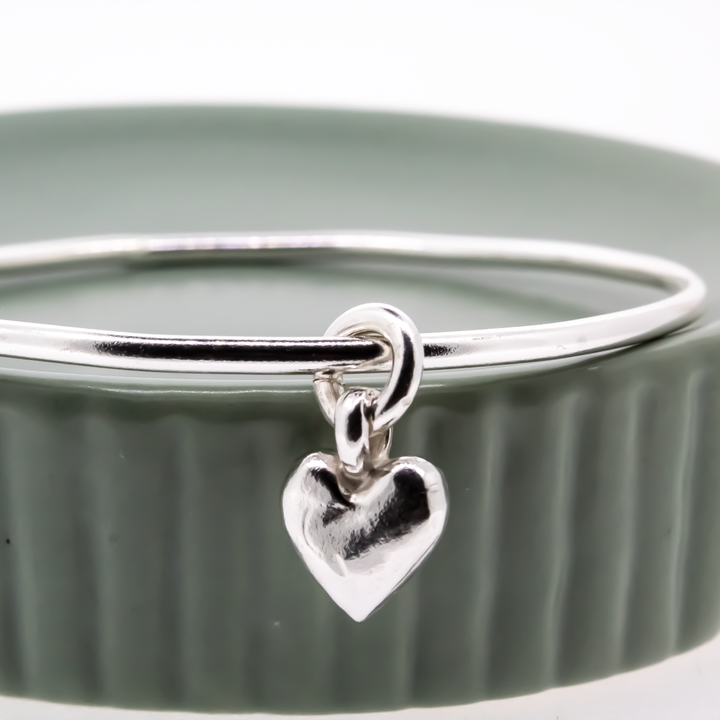 Sweet Heart Charm Bangle