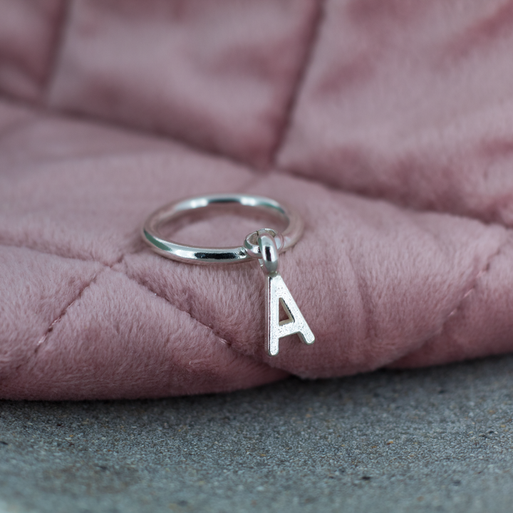 Alphabet Dangle Ring
