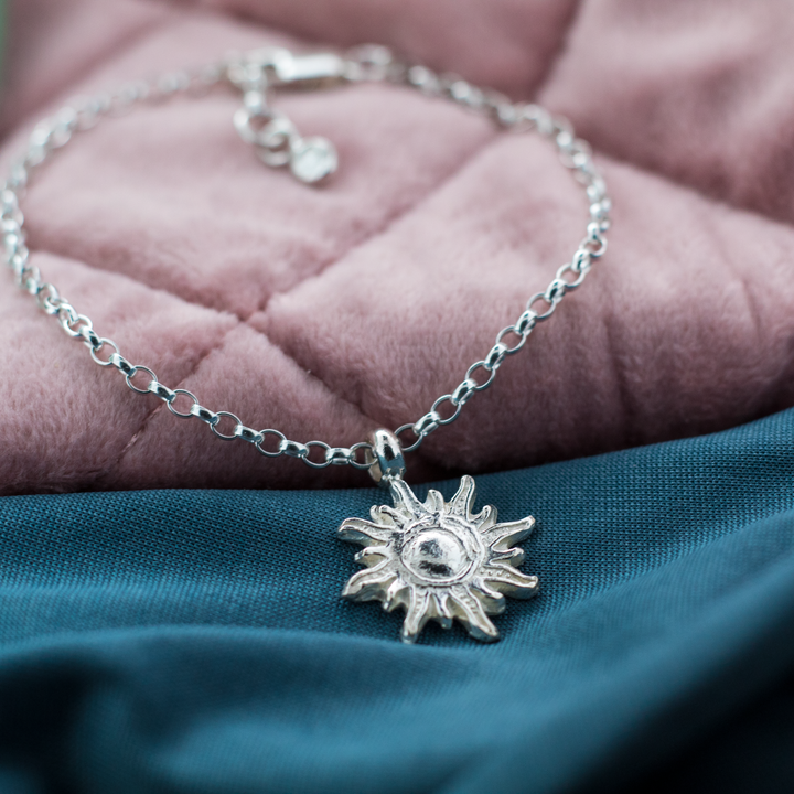 Sun of Hope Charm Anklet