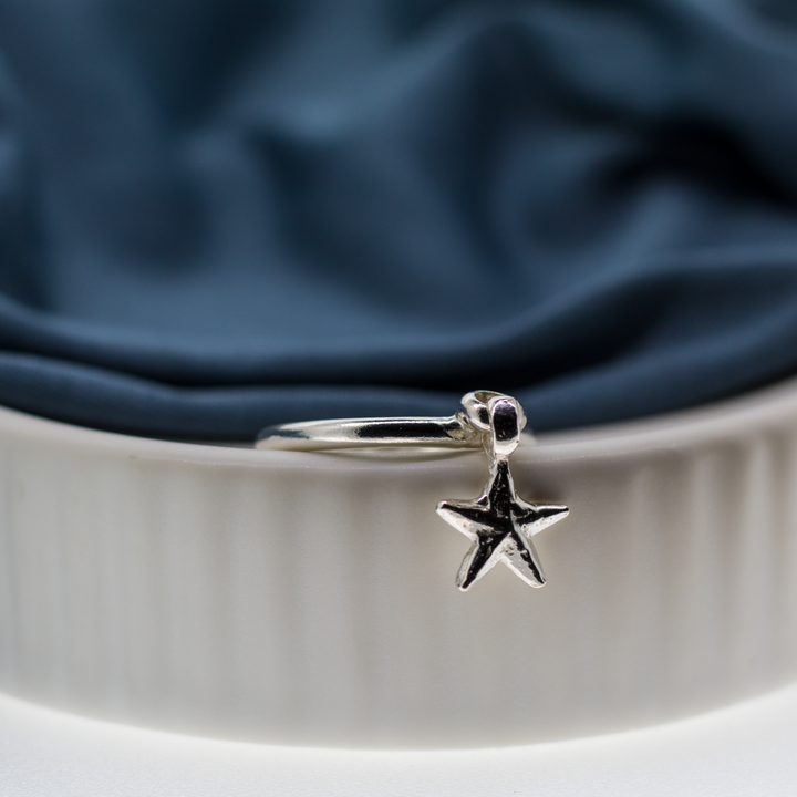 Starfish Dangle Ring