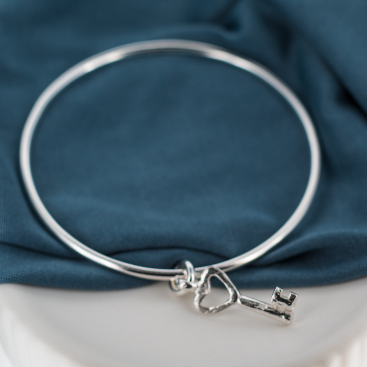 Key to my Heart  Charm Bangle
