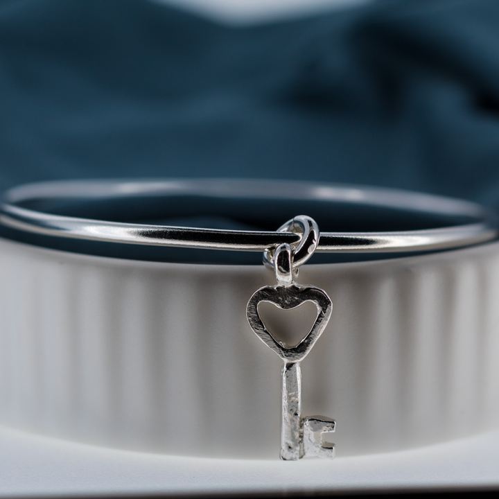 Key to my Heart  Charm Bangle
