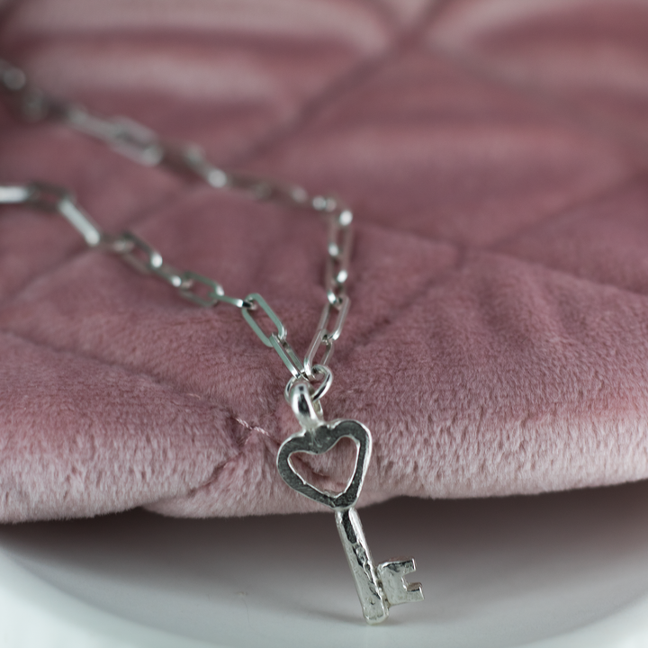 Key to my Heart  Trace Chain Necklace