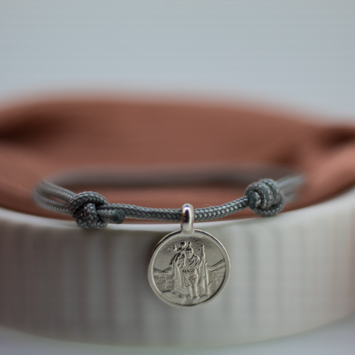 St Christopher Rope Bracelet