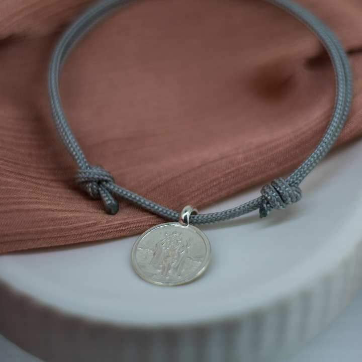 St Christopher Rope Bracelet