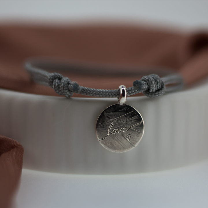 The Love Disc Rope Bracelet