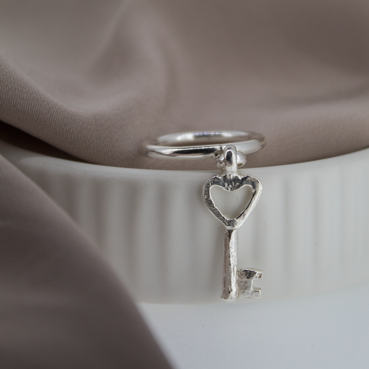 Key to My Heart Dangle Ring