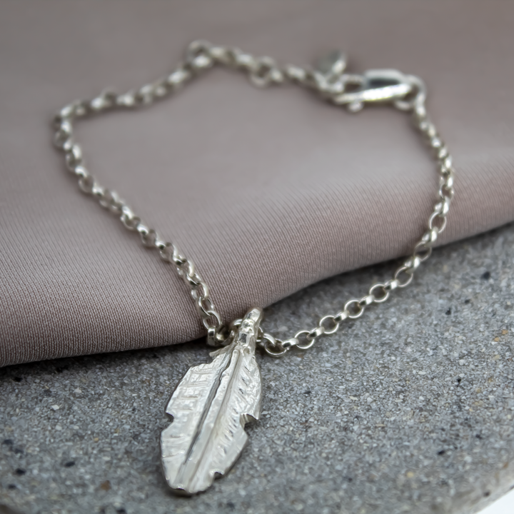 Feather Chain Bracelet