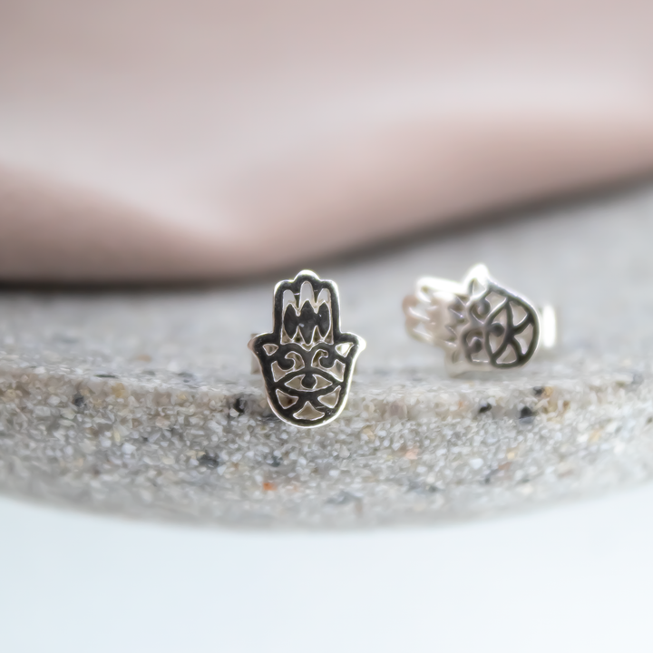 Hand Of Fatima Studs
