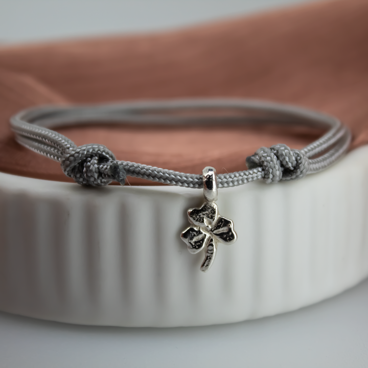 Lucky Clover Rope Bracelet