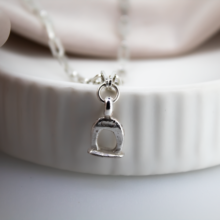 Equestrian Stirrup Trace Chain Necklace