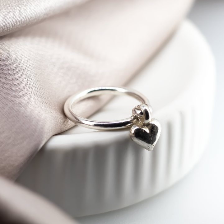 Baby Heart Dangle Ring