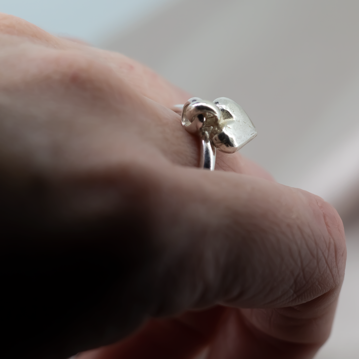 Baby Heart Dangle Ring