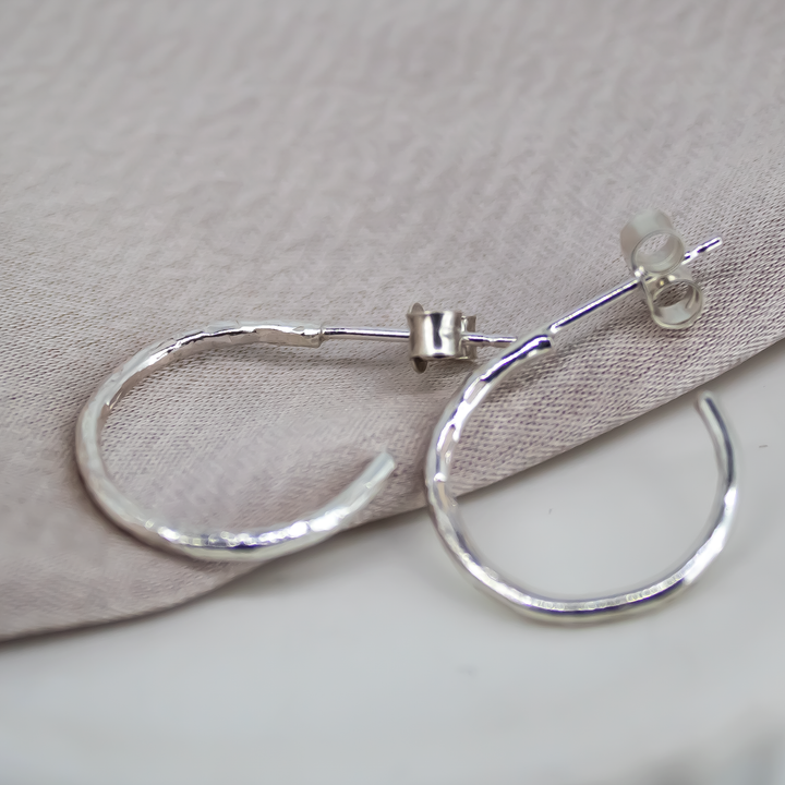 Mini Textured Hoops