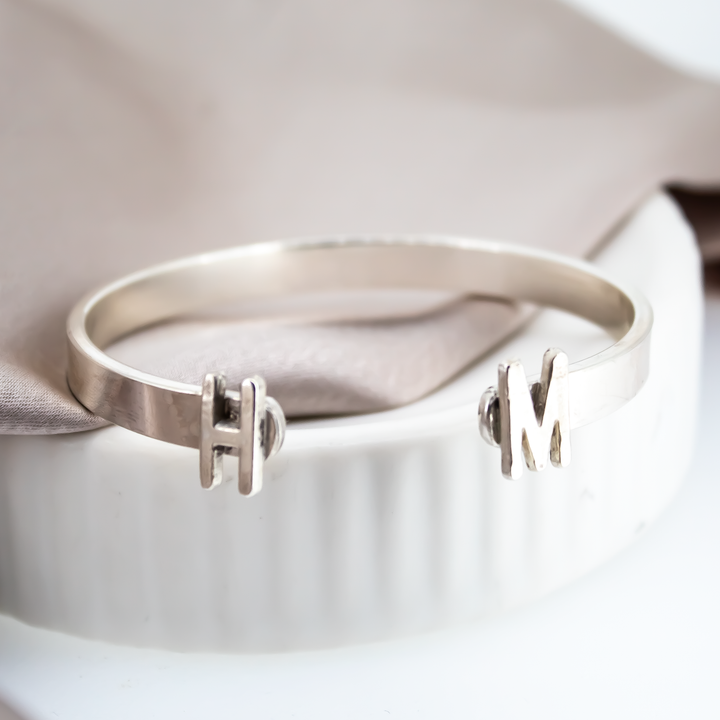 Initial Cuff Bangle
