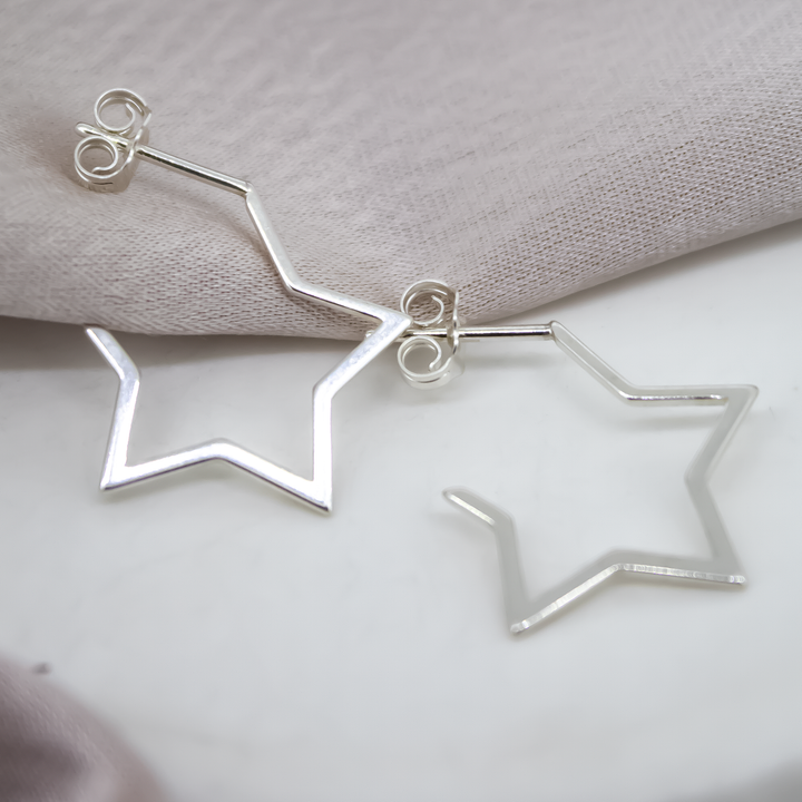 Open Star Hoops