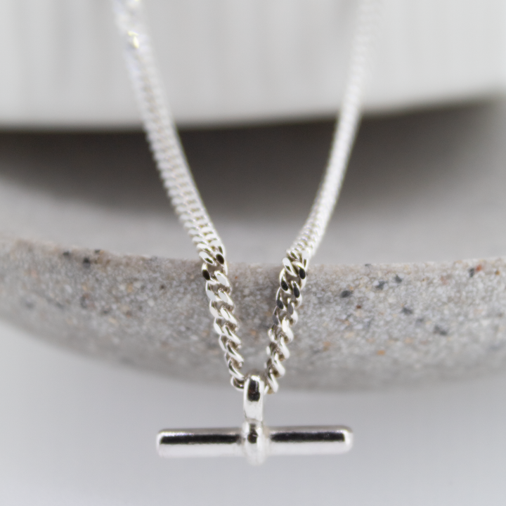 The T-Bar Curb Necklace