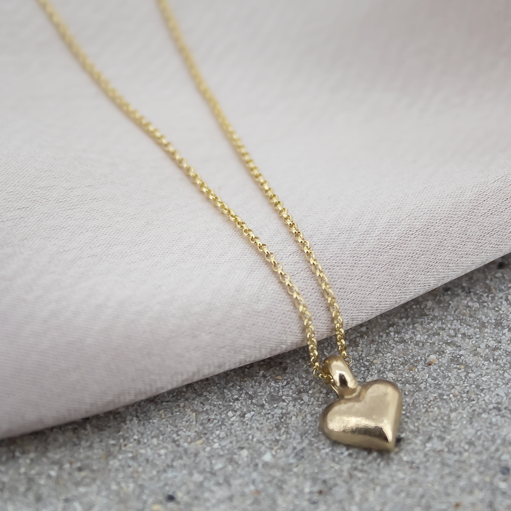 Gold Baby Heart Necklace