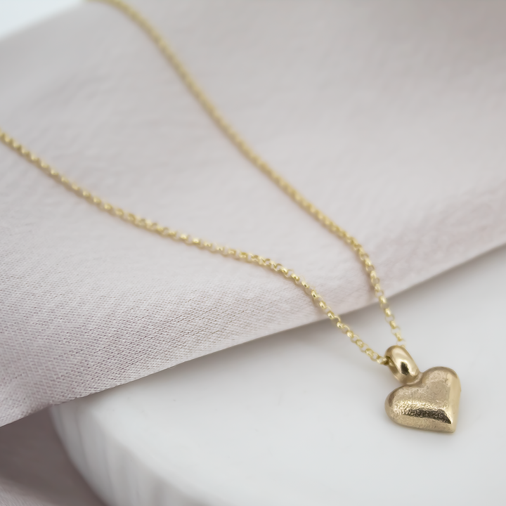 Gold Baby Heart Necklace