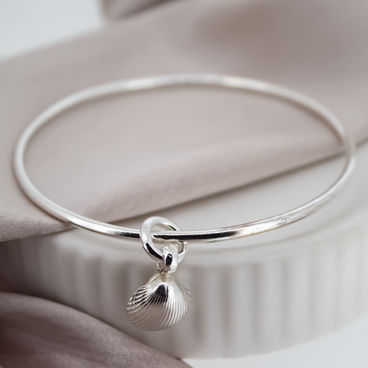 Shell Charm Bangle