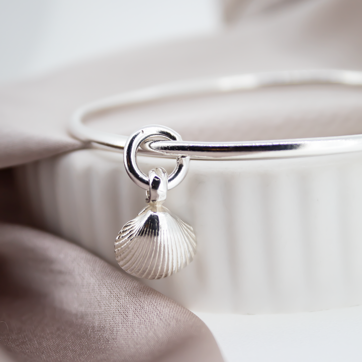 Shell Charm Bangle