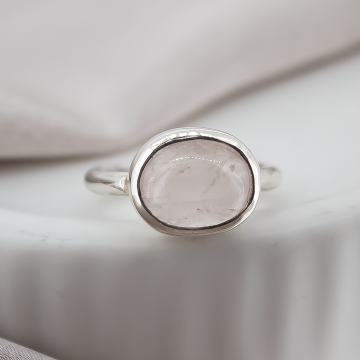 Rose Quartz Treasured Ring