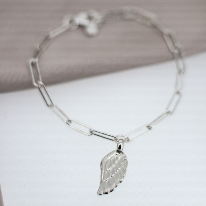 Angel Wing Trace Chain Bracelet