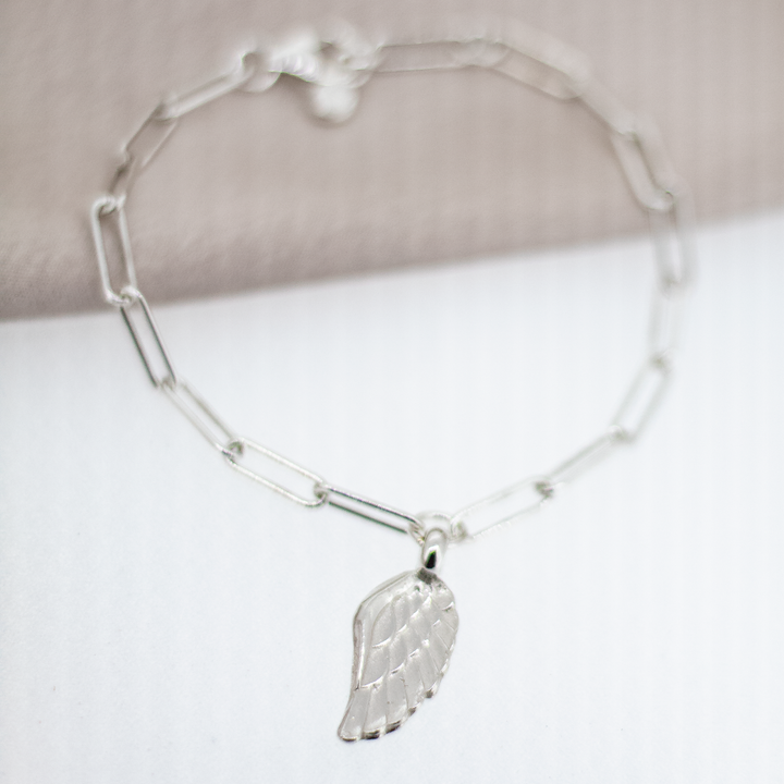 Angel Wing Trace Chain Bracelet