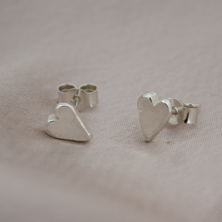 Baby Heart Studs