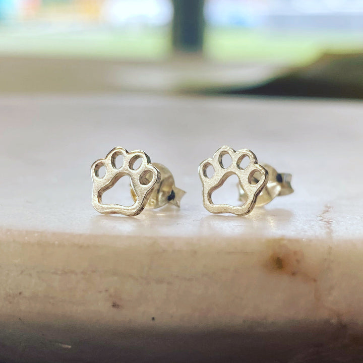 Paw Stud Earrings