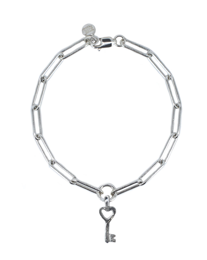 Key to my Heart  Trace Chain Bracelet