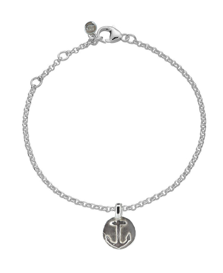 Anchor Disc Chain Bracelet
