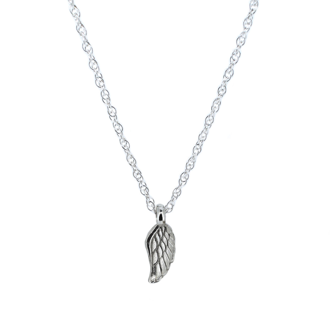 Angel Wing Charm Rope Chain Necklace