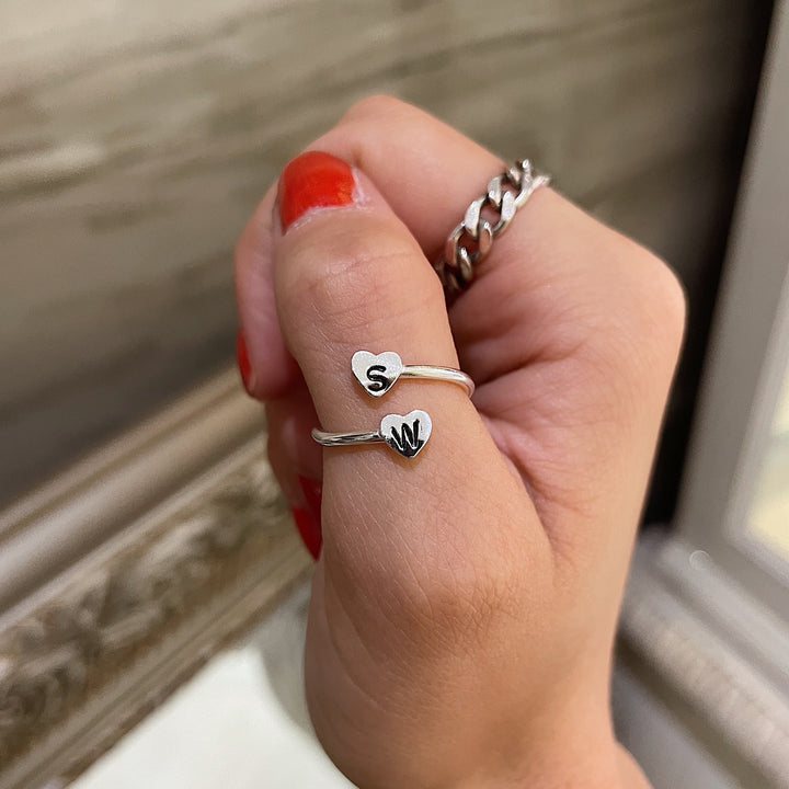 Mini Heart Wrap Ring