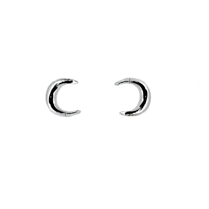 Crescent Moon Studs