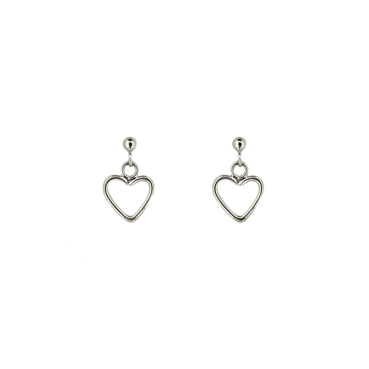 Dangle Heart Studs