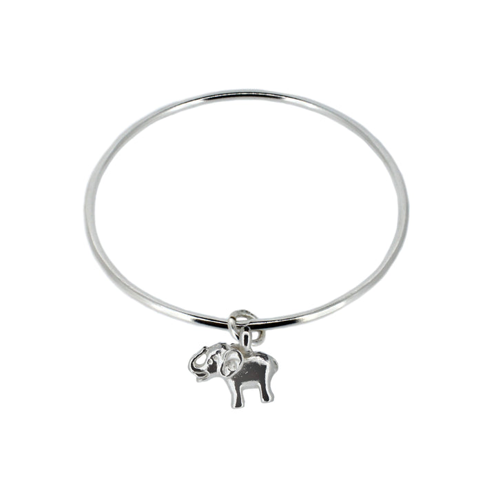 Elephant Charm Bangle