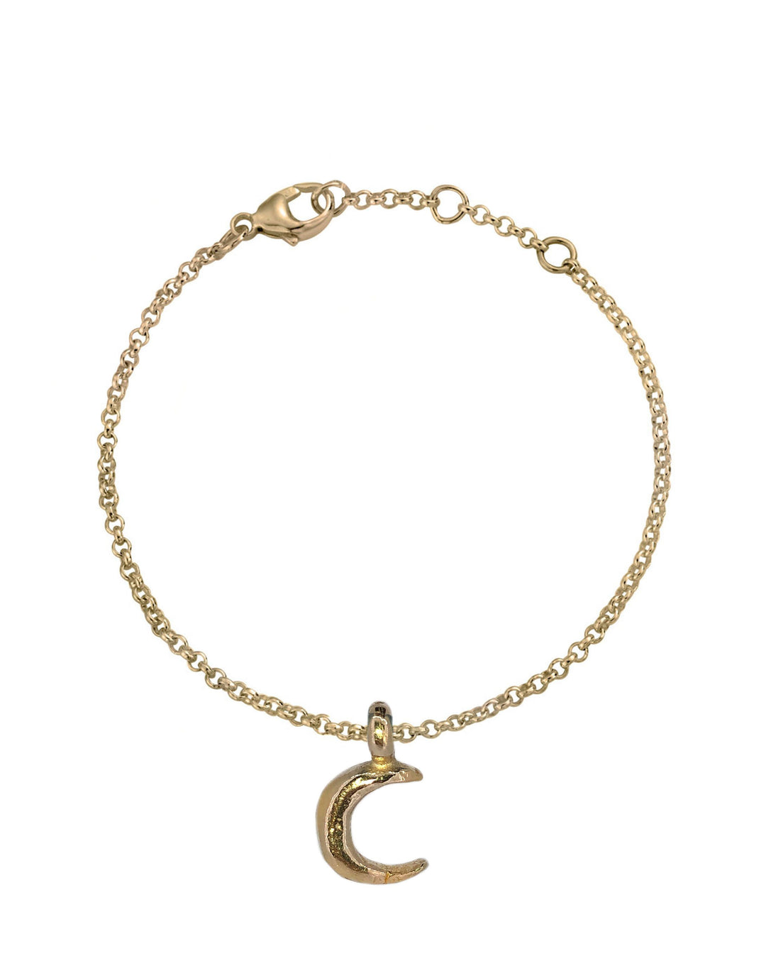 Gold Crescent Moon Bracelet
