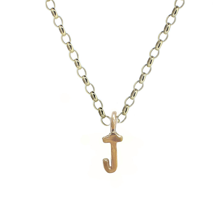 Gold Alphabet Necklace
