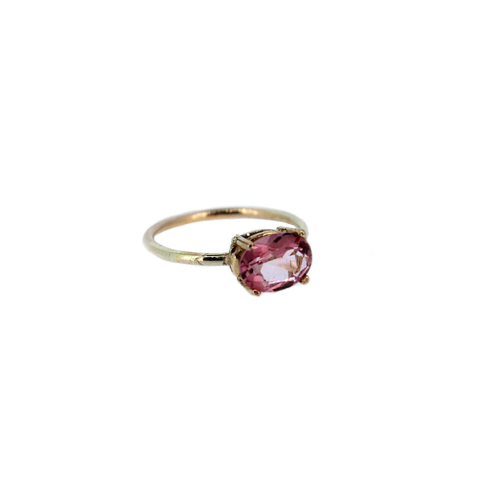 Gold Morganite Ring