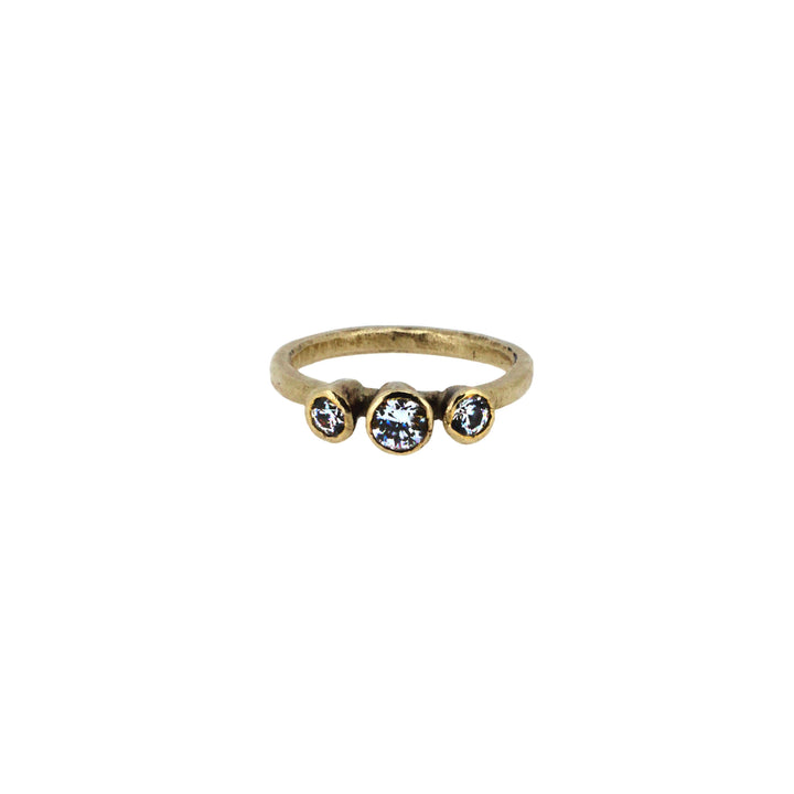 Gold & Diamond Trilogy Ring