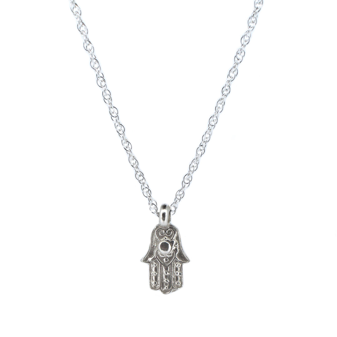Hand of Fatima Rope Chain Necklace
