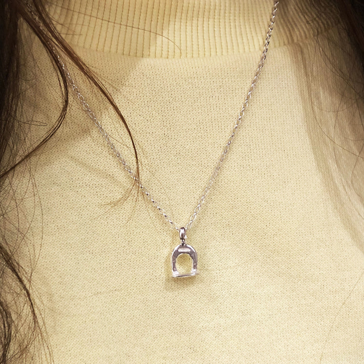 Equestrian Stirrup Necklace