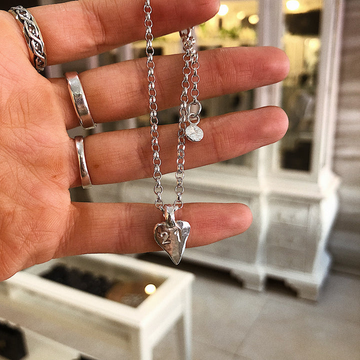 Heart Chain Bracelet