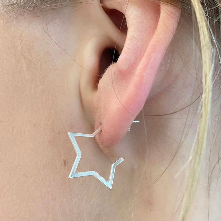 Open Star Hoops