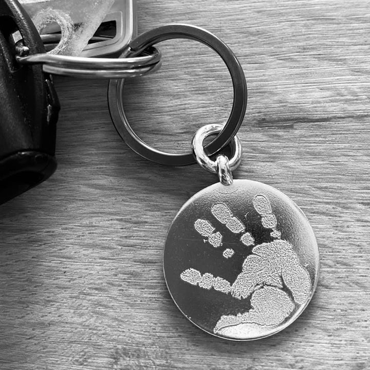 Personalised Silver Keyring