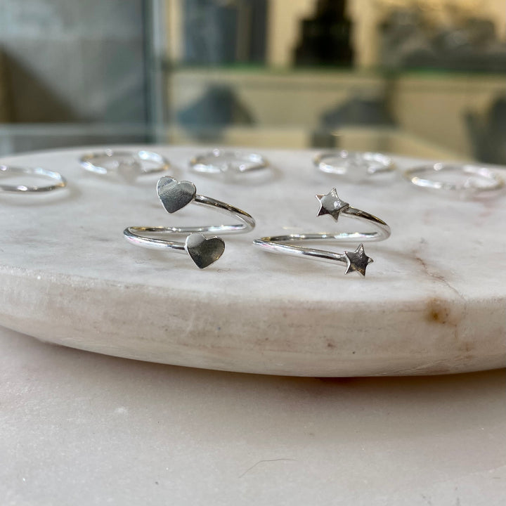 Mini Heart Wrap Ring