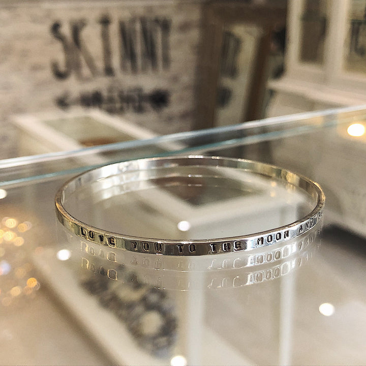 Full Skinny Personalised Bangle